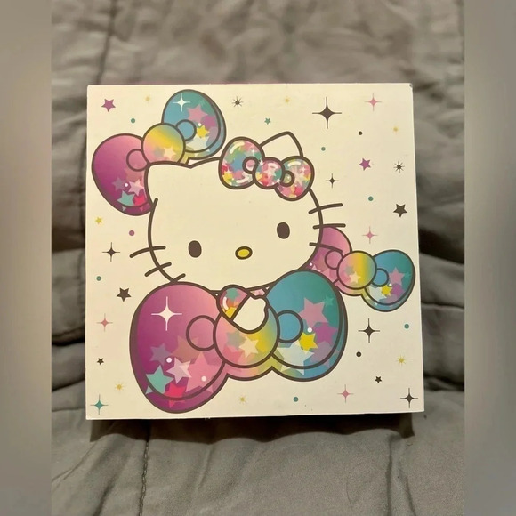 White Hello Kitty wooden wall hanging. 5x5". Brand new. Absolutely adorable. - Picture 6 of 8